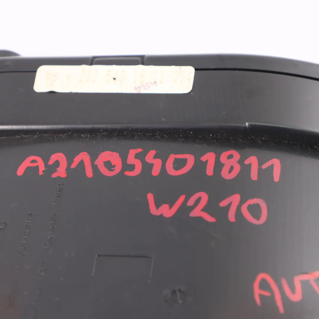 Instrument Cluster Speedo Clocks Automatic to Mercedes W210 Petrol with Part number A2105401811 Mercedes W210 Petrol Instrument Cluster Speedo Clocks Automatic - SKU rhd-A2105401811 - Part number A2105401811