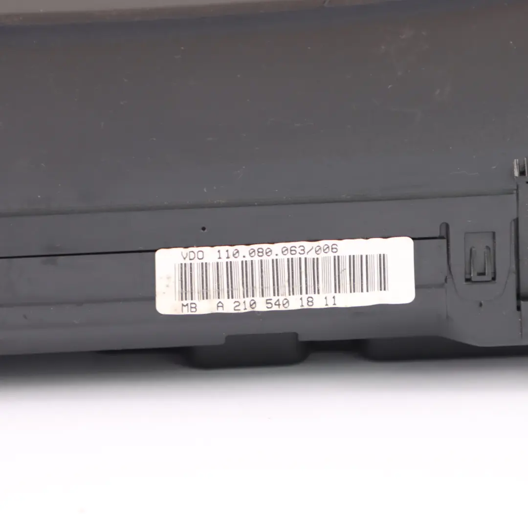 Instrument Cluster Speedo Clocks Automatic to Mercedes W210 Petrol with Part number A2105401811 Mercedes W210 Petrol Instrument Cluster Speedo Clocks Automatic - SKU rhd-A2105401811 - Part number A2105401811