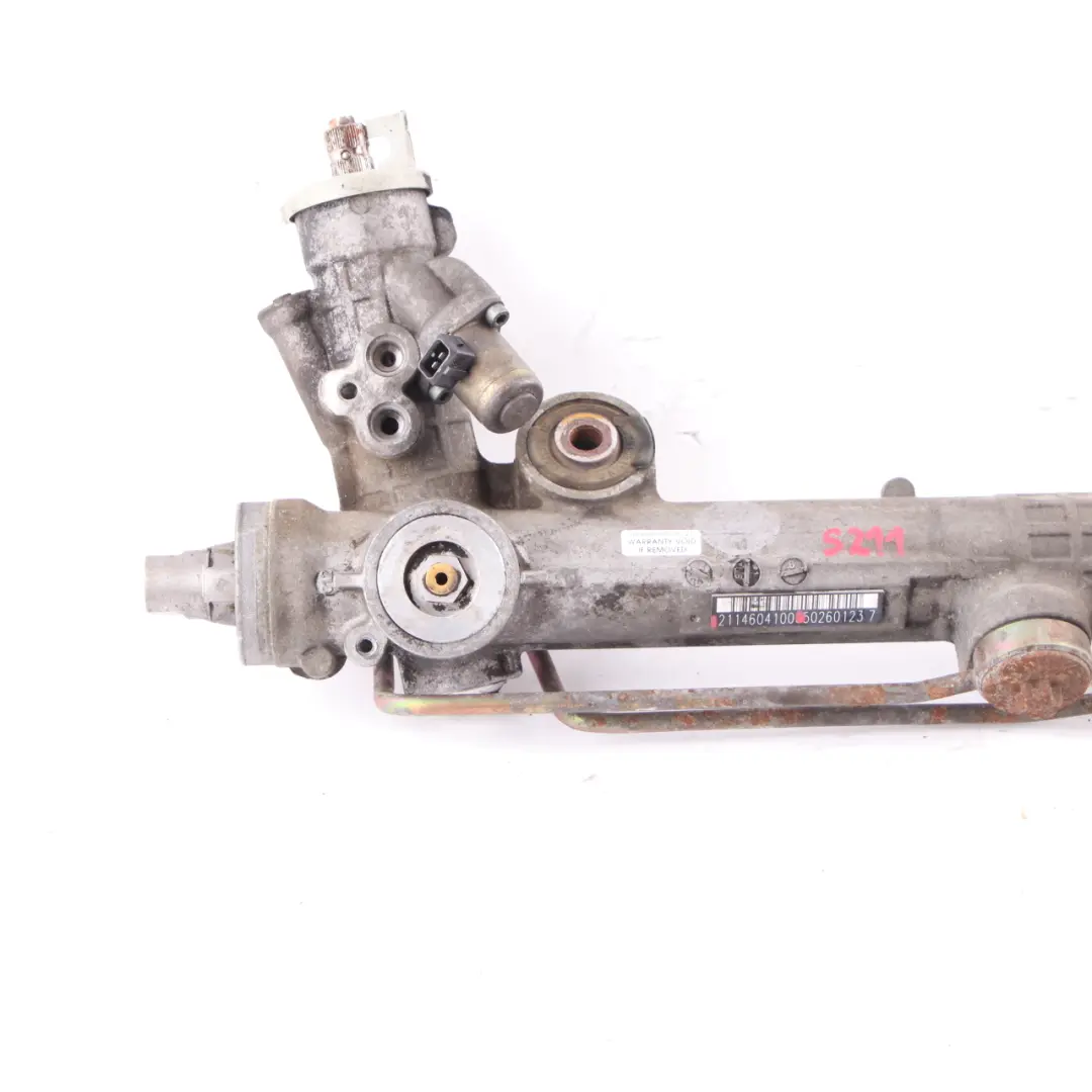 Steering Rack Box Gear to Mercedes W211 S211 Power with Part number A2114604100 Mercedes W211 S211 Power Steering Rack Box Gear - SKU rhd-A2114604100 - Part number A2114604100