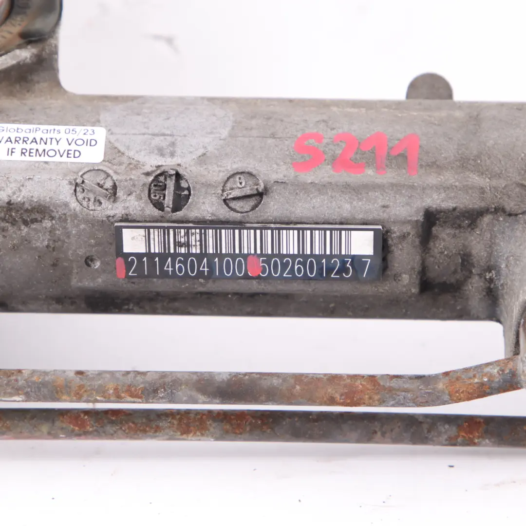 Steering Rack Box Gear to Mercedes W211 S211 Power with Part number A2114604100 Mercedes W211 S211 Power Steering Rack Box Gear - SKU rhd-A2114604100 - Part number A2114604100