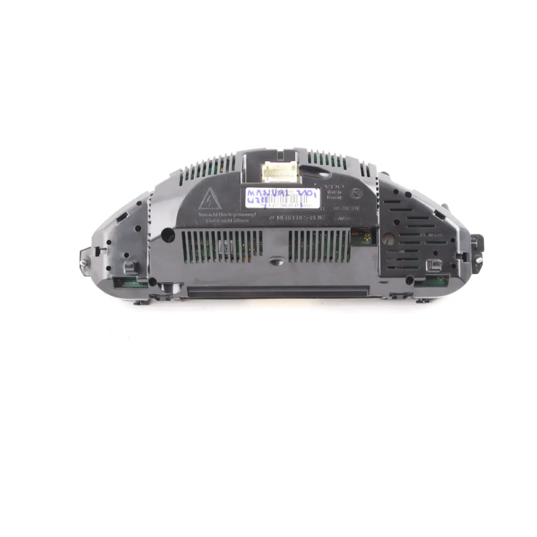 Mercedes W211 Diesel Instrument Cluster Speedo Clocks Meter Manual - SKU rhd-A2115400747 - Part number A2115400747
