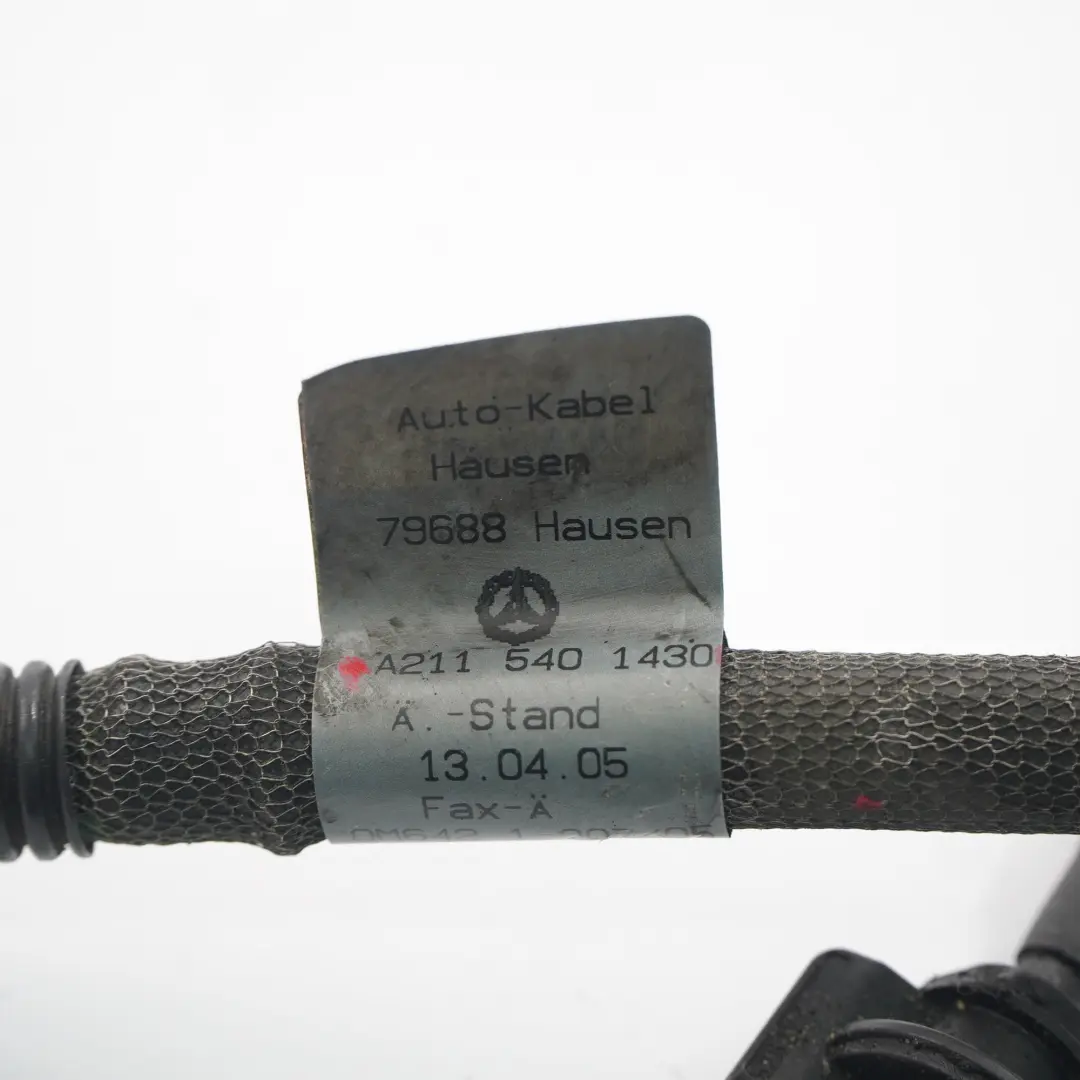 OM642 Battery Cable Starter Wiring Harness Loom to Mercedes W211 with Part number A2115401430 Mercedes W211 OM642 Battery Cable Starter Wiring Harness Loom - SKU rhd-A2115401430 - Part number A2115401430