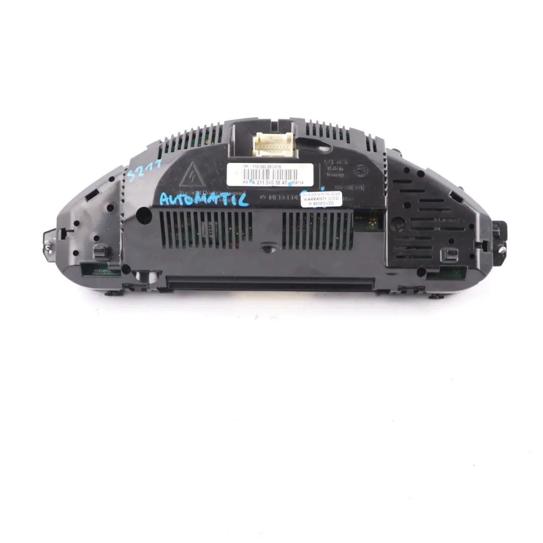 Mercedes W211 Diesel Instrument Cluster Speedo Clocks Automatic - SKU rhd-A2115403847 - Part number A2115403847