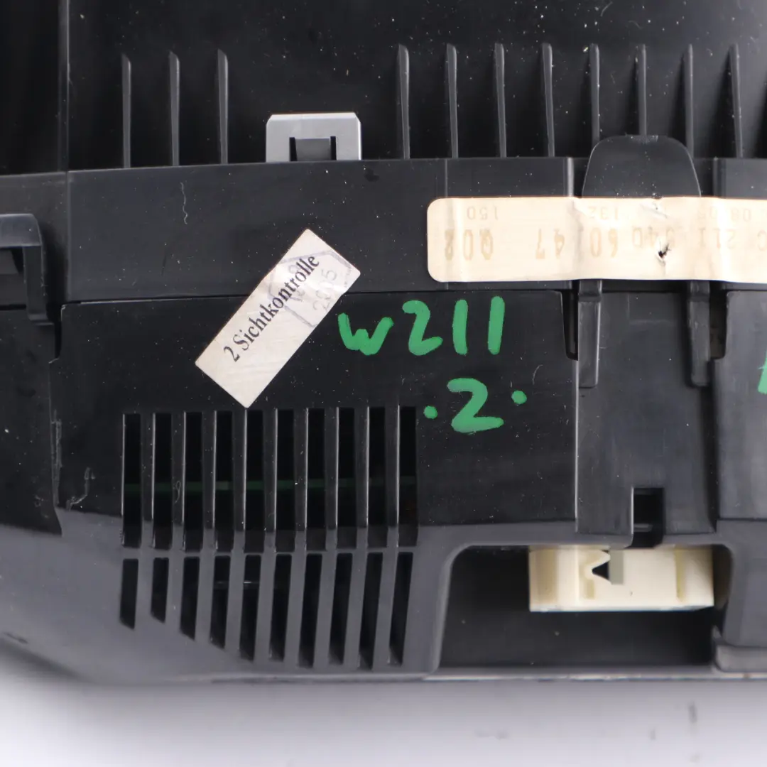 Instrument Cluster Speedo Clocks Automatic to Mercedes W211 Diesel with Part number A2115406047 Mercedes W211 Diesel Instrument Cluster Speedo Clocks Automatic - SKU rhd-A2115406047 - Part number A2115406047