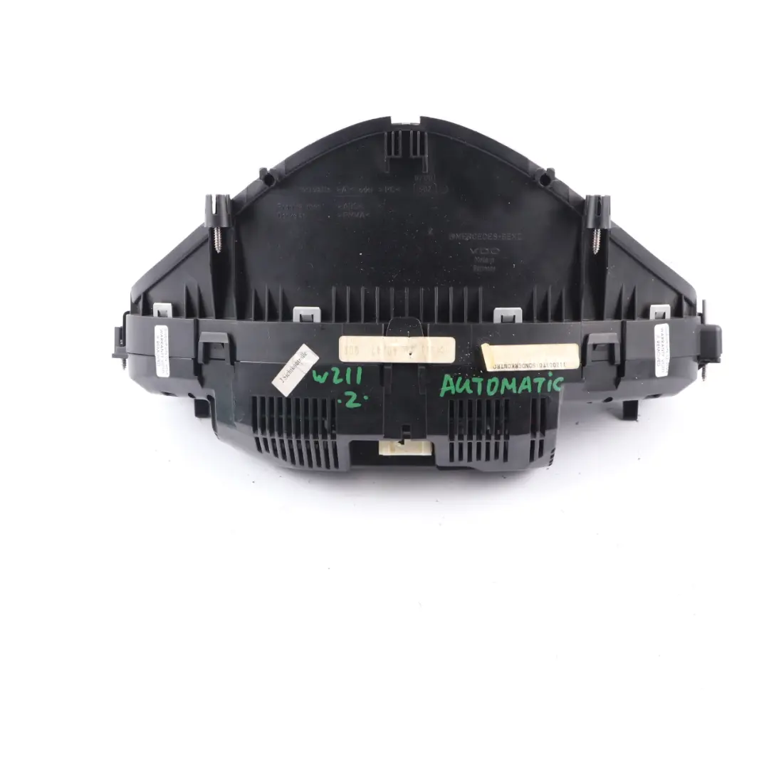 Instrument Cluster Speedo Clocks Automatic to Mercedes W211 Diesel with Part number A2115406047 Mercedes W211 Diesel Instrument Cluster Speedo Clocks Automatic - SKU rhd-A2115406047 - Part number A2115406047