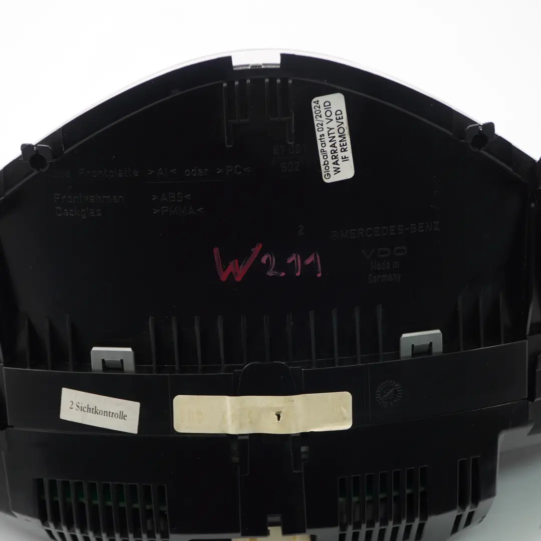 Mercedes W211 Diesel Instrument Cluster Speedo Clocks Automatic - SKU rhd-A2115406548 - Part number A2115406548