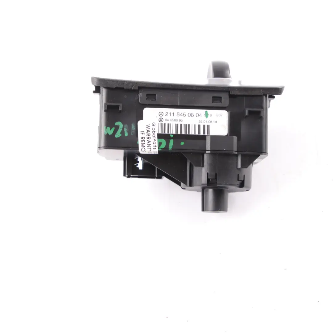Mercedes W211 Headlight Lamp Switch Button Knob Unit Black - SKU rhd-A2115450804-1 - Part number A2115450804