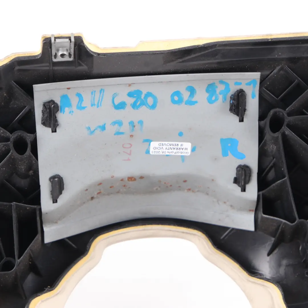 Under Steering Column Dashboard Trim Cover Panel Beige to Mercedes W211 with Part number A2116800287 Mercedes W211 Under Steering Column Dashboard Trim Cover Panel Beige - SKU rhd-A2116800287-1 - Part number A2116800287