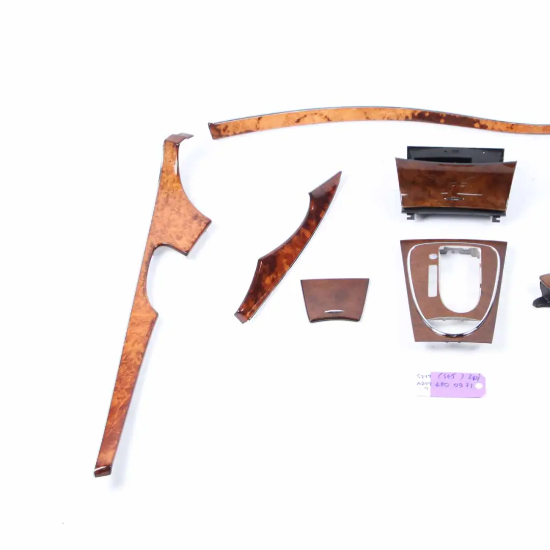  Trim Strip Set Mercedes W211 Interior Wood Dashboard Console Door Trim Strip Set - SKU rhd-A2116800971-1 - Part number A2116800971