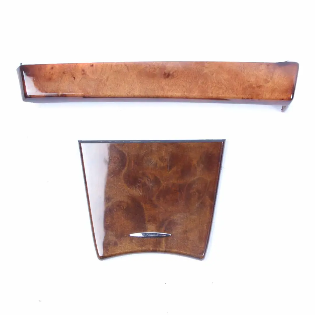 Trim Strip Set Interior Dashboard Console Door Wood Burr Walnut to Mercedes W211 with Part number A2116800971 Mercedes W211 Trim Strip Set Interior Dashboard Console Door Wood Burr Walnut - SKU rhd-A2116800971-2 - Part number A2116800971