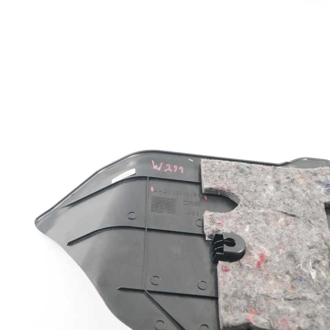 Lateral Trim Panel Lower Kick Plate Front Left N/S to Mercedes W211 with Part number A2116801306 Mercedes W211 Lateral Trim Panel Lower Kick Plate Front Left N/S - SKU rhd-A2116801306 - Part number A2116801306