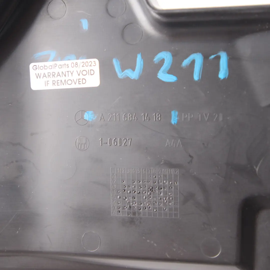 Parking Brake Pedal Unit Trim Cover Panel to Mercedes W211 with Part number A2116841418 Mercedes W211 Parking Brake Pedal Unit Trim Cover Panel - SKU rhd-A2116841418 - Part number A2116841418