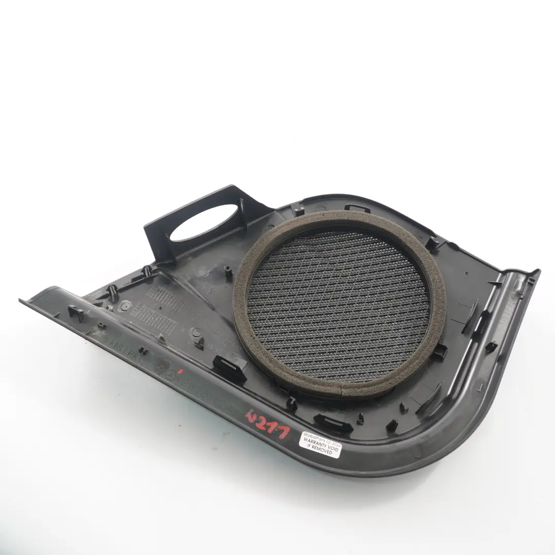 Front Right O/S Loudspeaker Speaker Cover Trim Panel Black to Mercedes W211 with Part number A2117200248 Mercedes W211 Front Right O/S Loudspeaker Speaker Cover Trim Panel Black - SKU rhd-A2117200248 - Part number A2117200248