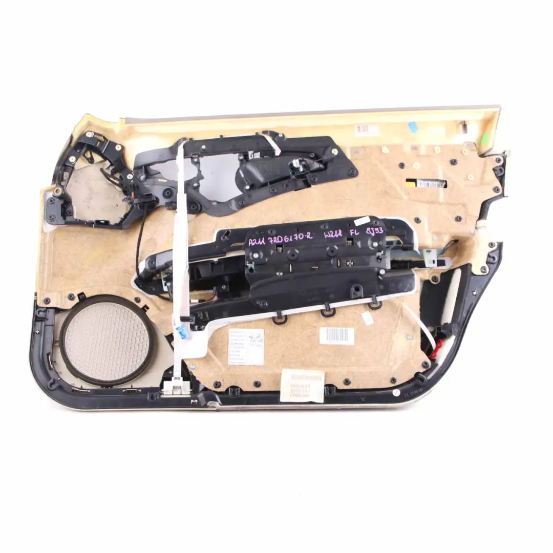 Door Card Front Left N/S Door Trim Panel Cloth Fabric Beige to Mercedes W211 with Part number A2117206170 Mercedes W211 Door Card Front Left N/S Door Trim Panel Cloth Fabric Beige - SKU rhd-A2117206170-3 - Part number A2117206170
