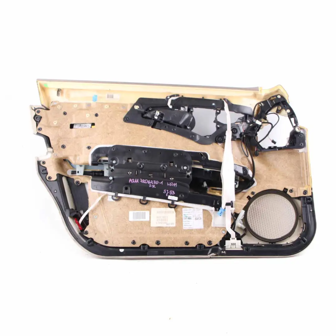 Door Card Front Right O/S Door Trim Panel Cloth Fabric Beige to Mercedes W211 with Part number A2117206270 Mercedes W211 Door Card Front Right O/S Door Trim Panel Cloth Fabric Beige - SKU rhd-A2117206270-2 - Part number A2117206270