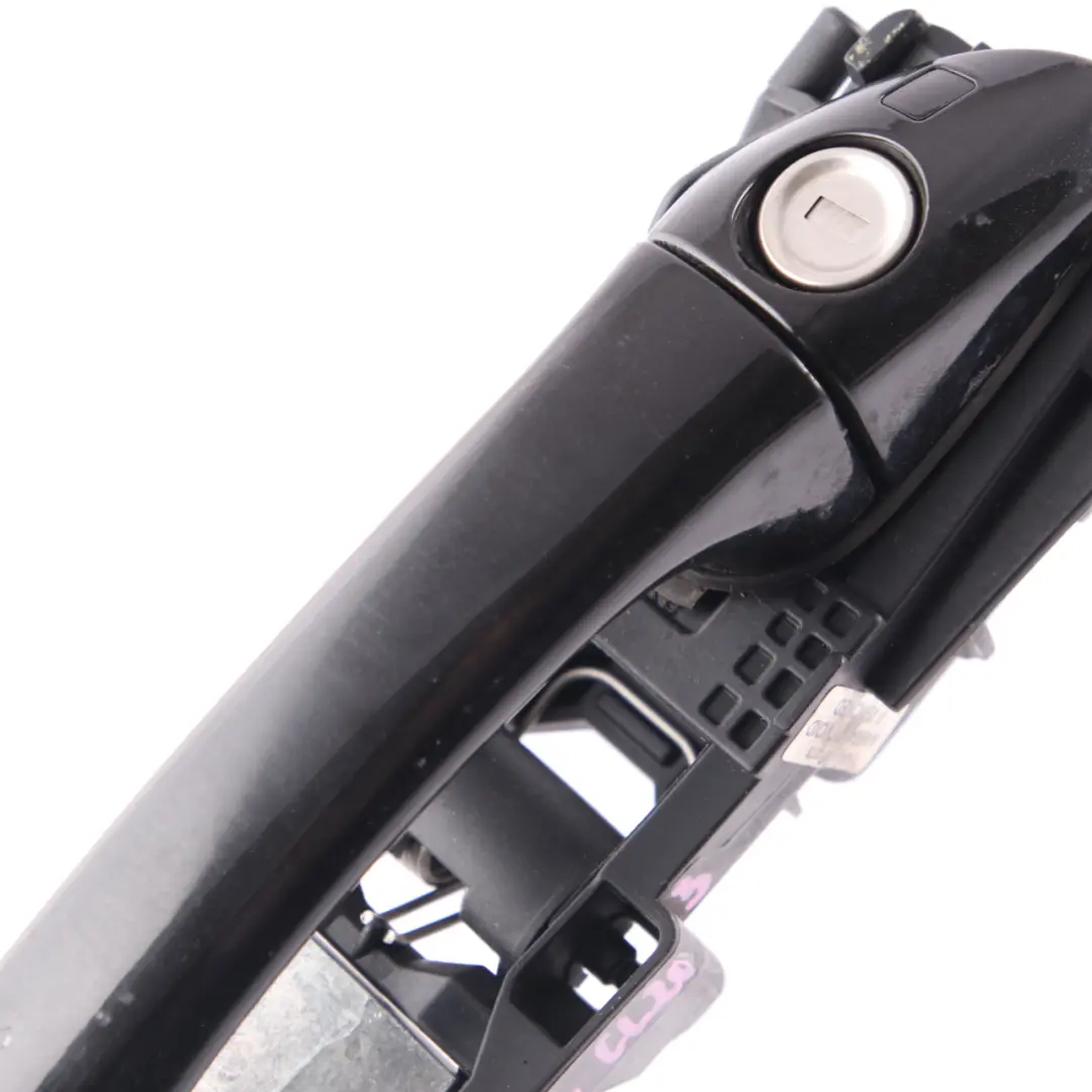 Mercedes CL203 Door Handle Grab Front Right O/S Outside Obsidian Black 197U - SKU rhd-A2117601670-OB - Part number A2117601670