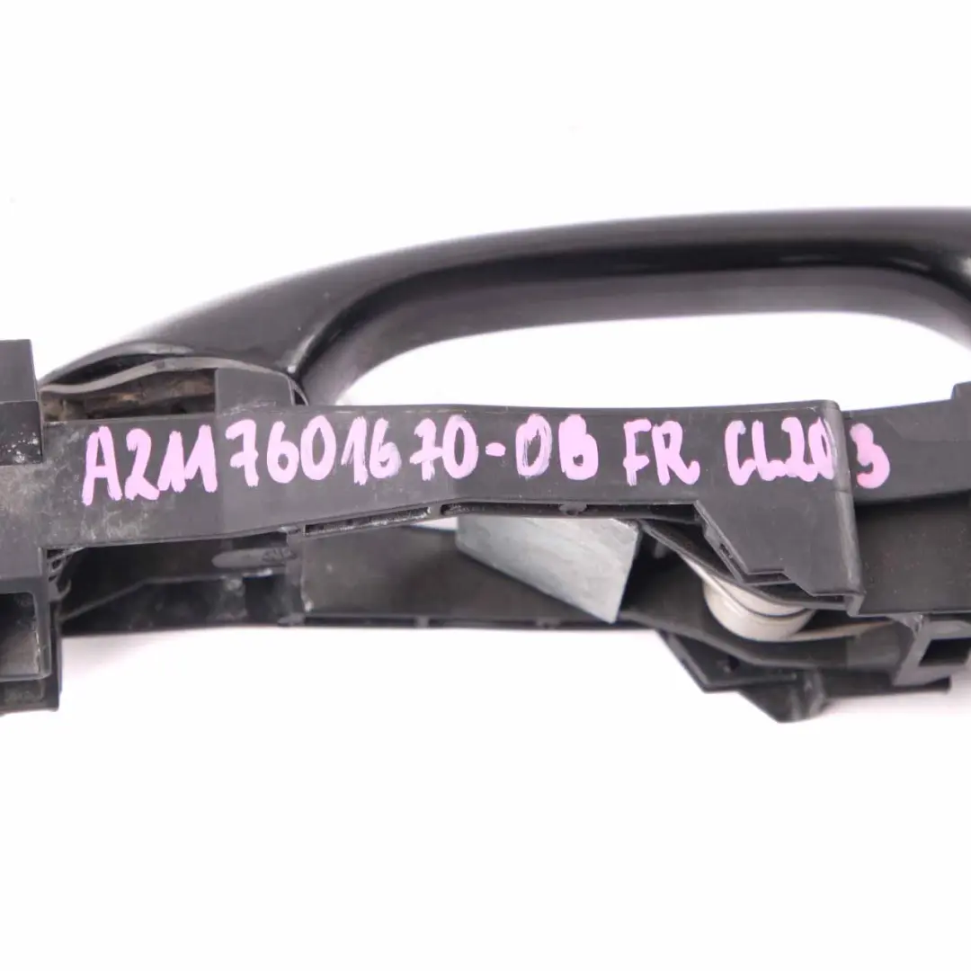 Mercedes CL203 Door Handle Grab Front Right O/S Outside Obsidian Black 197U - SKU rhd-A2117601670-OB - Part number A2117601670
