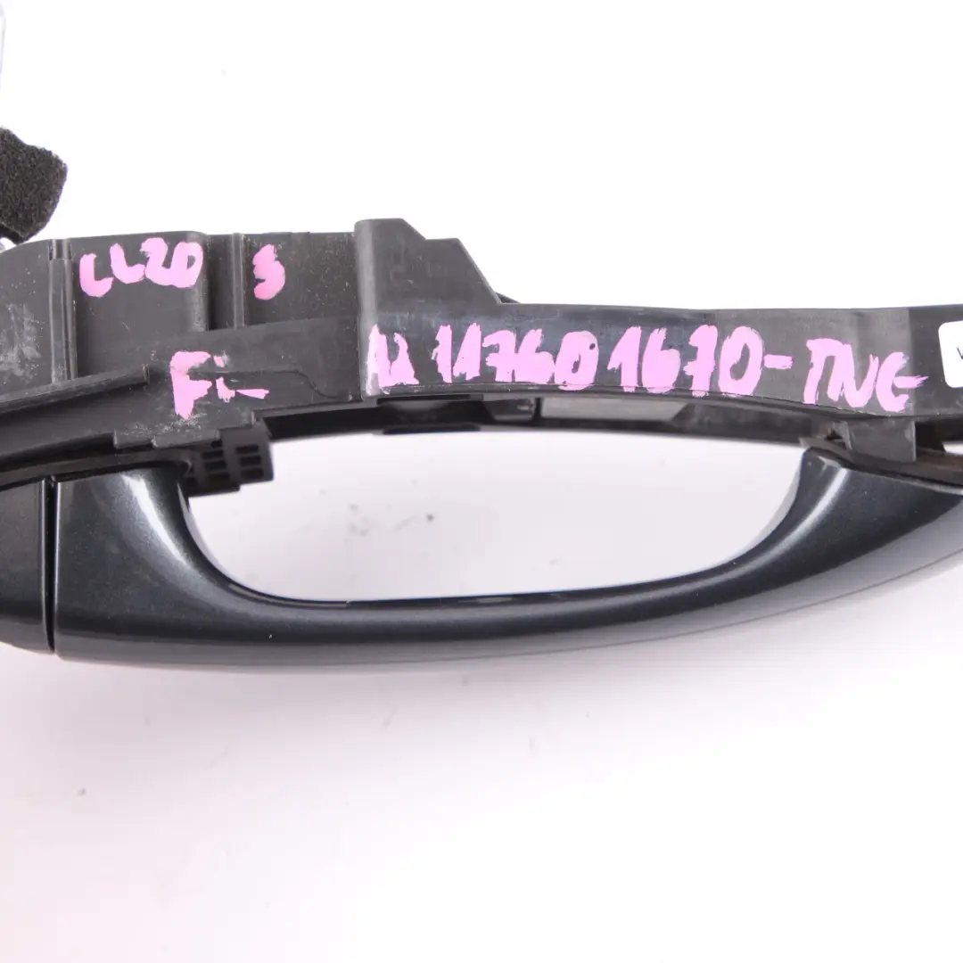 Mercedes CL203 Door Handle Grab Front Right O/S Tenoritgrau Grey Metallic 755 - SKU rhd-A2117601670-TNG - Part number A2117601670