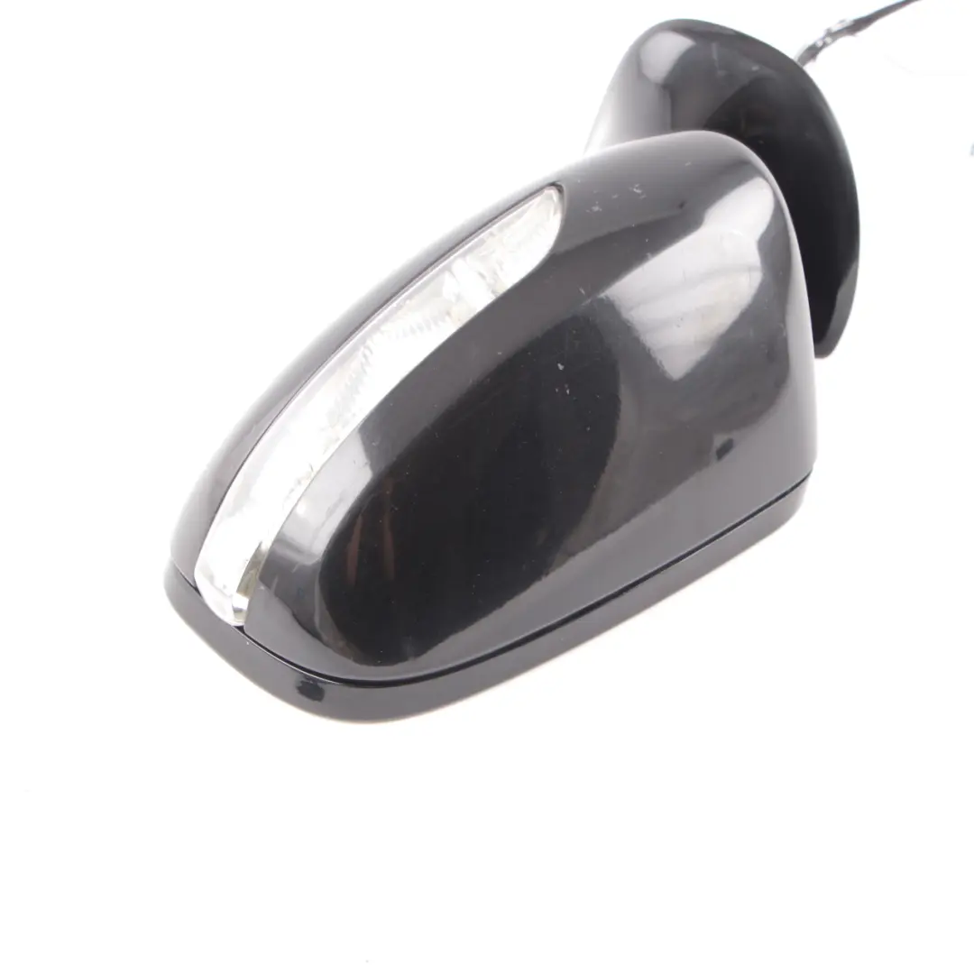 Mercedes W211 Wing Mirror Power Fold Door Left N/S Obsidian Black 197 - SKU rhd- A2118101576-OB - Part number A2118101576