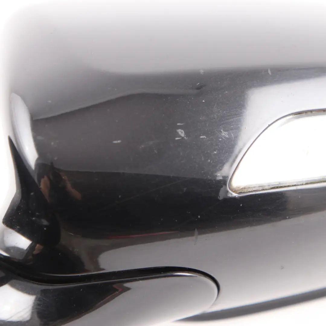 Mercedes W211 Wing Mirror Power Fold Door Left N/S Obsidian Black 197 - SKU rhd- A2118101576-OB - Part number A2118101576