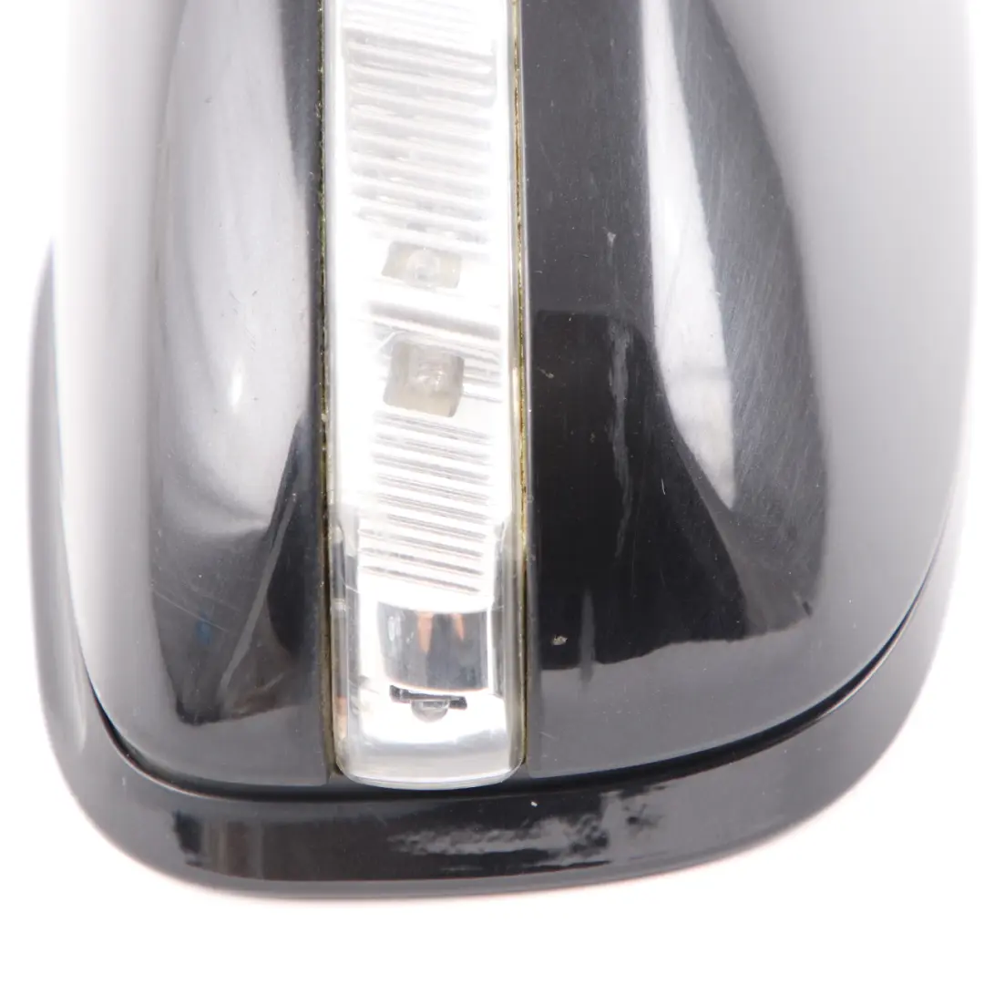 Mercedes W211 Wing Mirror Power Fold Door Left N/S Obsidian Black 197 - SKU rhd- A2118101576-OB - Part number A2118101576