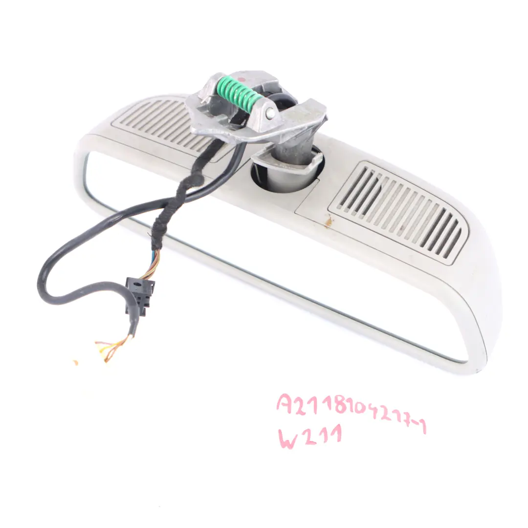 View Mirror Mercedes W211 CLS W219 Interior Auto Dip Grey to Rear with Part number A2118104217 Rear View Mirror Mercedes W211 CLS W219 Interior Auto Dip Grey - SKU rhd-A2118104217-1 - Part number A2118104217