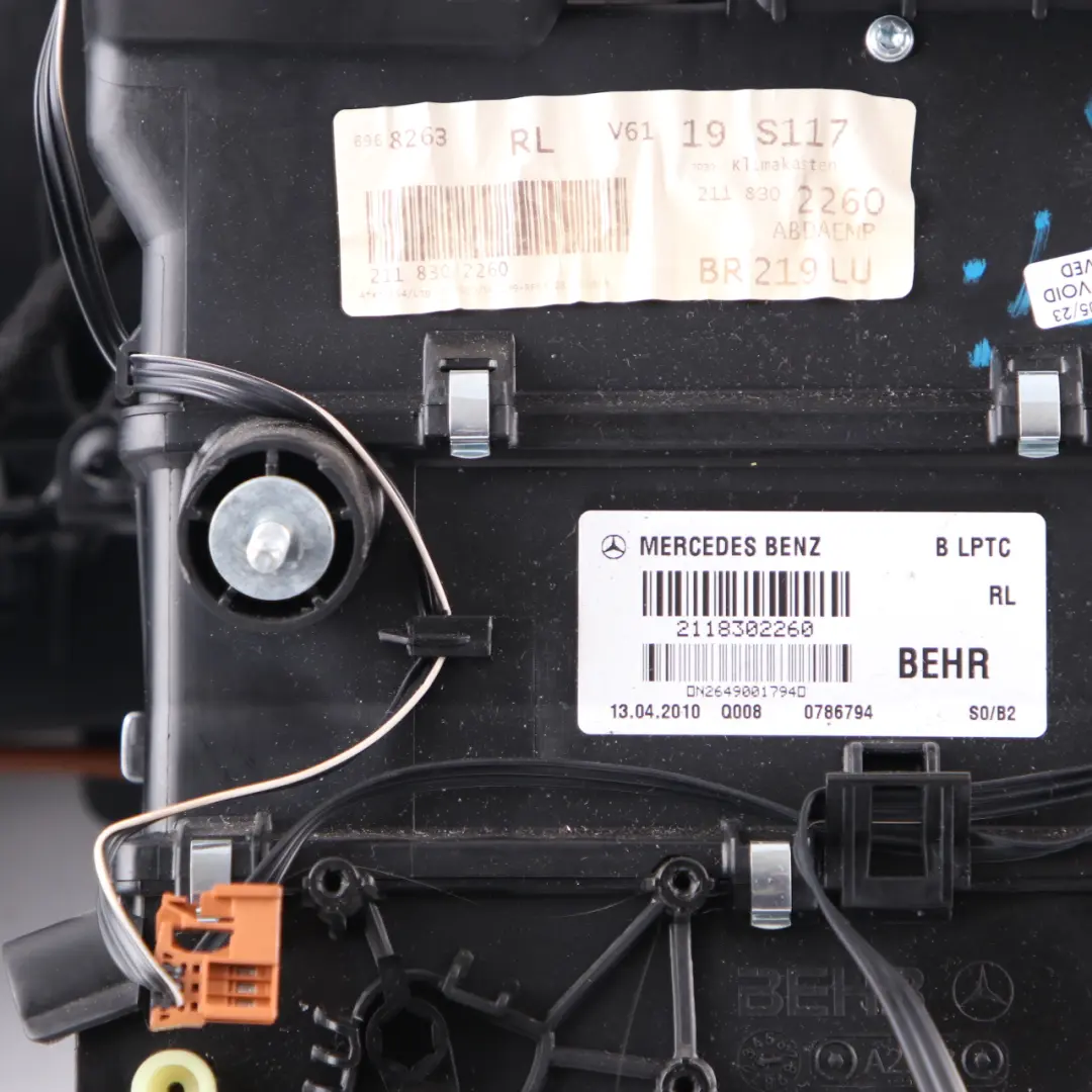 Mercedes W211 W219 Air Conditioning Heater Matrix Unit Housing Box - SKU rhd-A2118302660 - Part number A2118302660