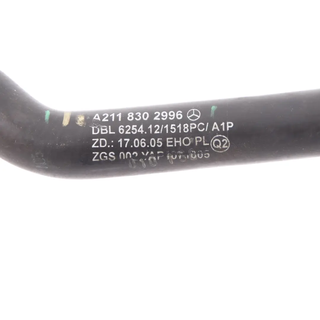 Water Hose Mercedes W211 CLS W219 Engine Coolant Cooling Pipe Line to with Part number A2118302996 Water Hose Mercedes W211 CLS W219 Engine Coolant Cooling Pipe Line - SKU rhd-A2118302996 - Part number A2118302996