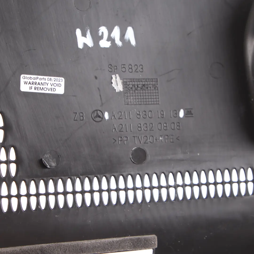 W219 Compartment Panel Left N/S to Engine Cover Mercedes W211 CLS with Part number A2118320808 Engine Cover Mercedes W211 CLS W219 Compartment Panel Left N/S - SKU rhd-A2118320808 - Part number A2118320808