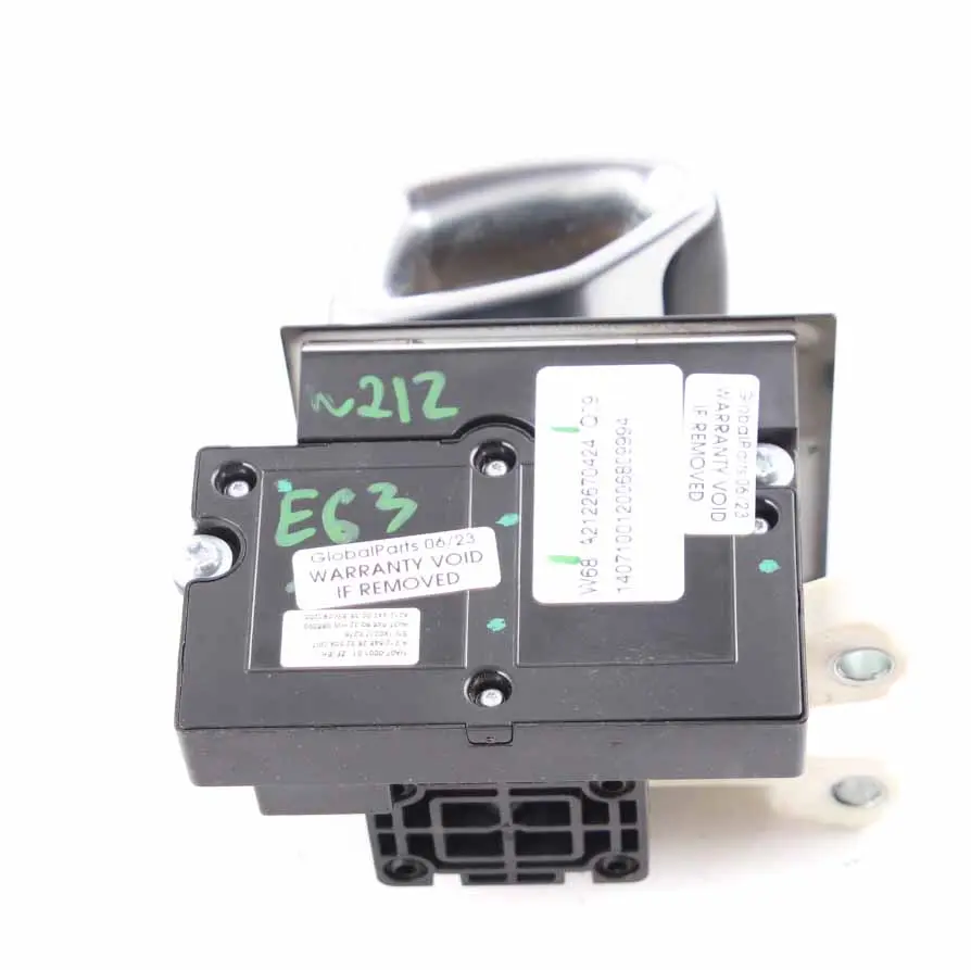 Selector Gearshift Switch Knob Automatic to Mercedes W212 E63 AMG Gear with Part number A2122670424 Mercedes W212 E63 AMG Gear Selector Gearshift Switch Knob Automatic - SKU rhd-A2122670424 - Part number A2122670424