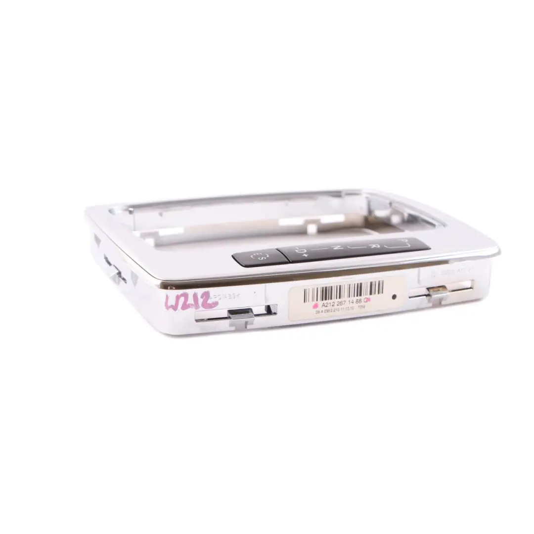 Gear Selector Cover Mercedes W212 Trim Panel Frame Platinum Switch - SKU rhd-A2122671488 - Part number A2122671488
