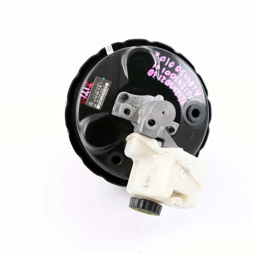 Brake Servo Mercedes W212 E-Class Booster Unit Master Cylinder to with Part number A2124301230 Brake Servo Mercedes W212 E-Class Booster Unit Master Cylinder - SKU rhd-A2124301230 - Part number A2124301230
