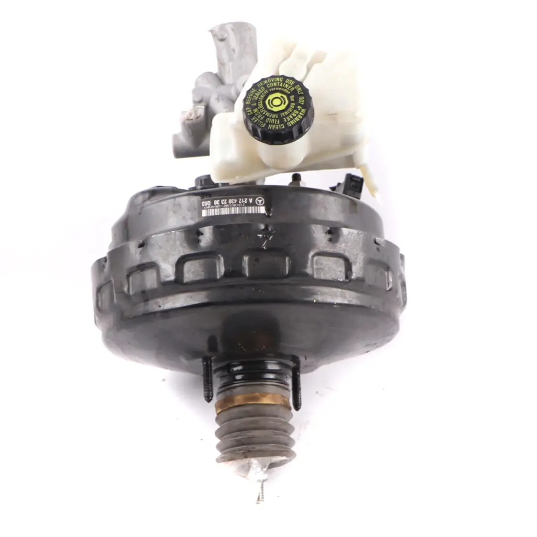 Brake Servo Booster Master Cylinder Unit to Mercedes W212 with Part number A2124302330 Mercedes W212 Brake Servo Booster Master Cylinder Unit - SKU rhd-A2124302330 - Part number A2124302330