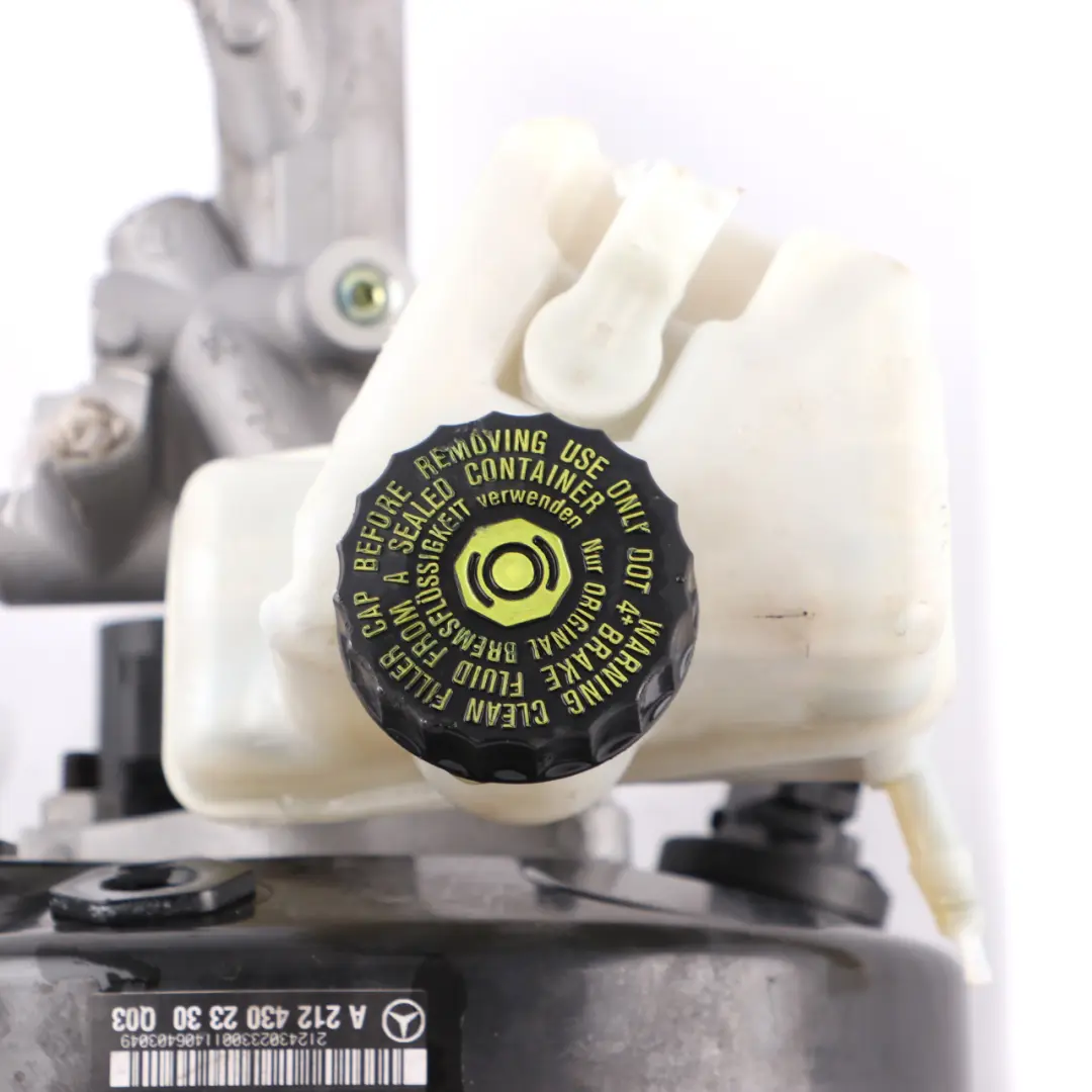 Mercedes W212 Brake Servo Booster Master Cylinder Unit - SKU rhd-A2124302330 - Part number A2124302330