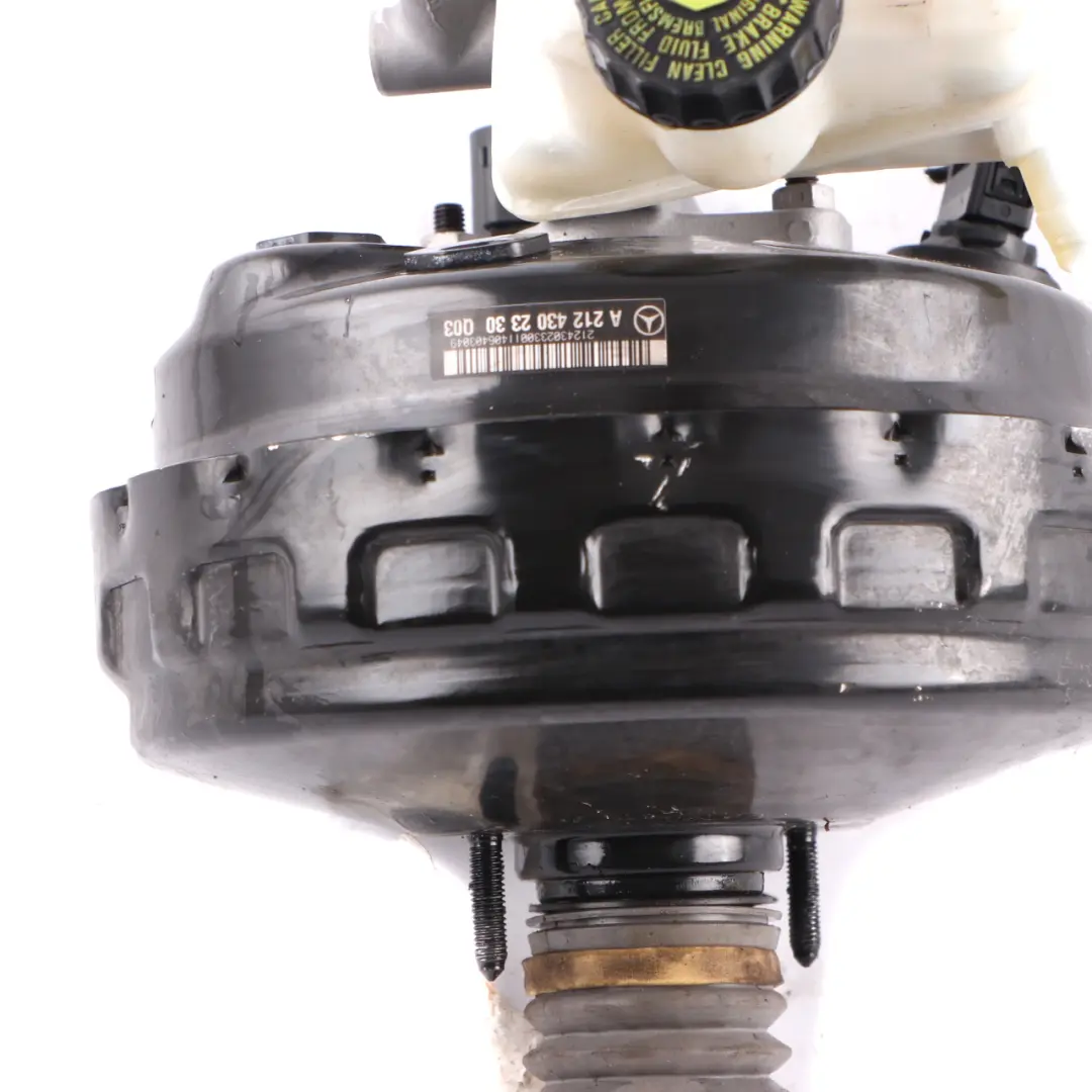 Brake Servo Booster Master Cylinder Unit to Mercedes W212 with Part number A2124302330 Mercedes W212 Brake Servo Booster Master Cylinder Unit - SKU rhd-A2124302330 - Part number A2124302330