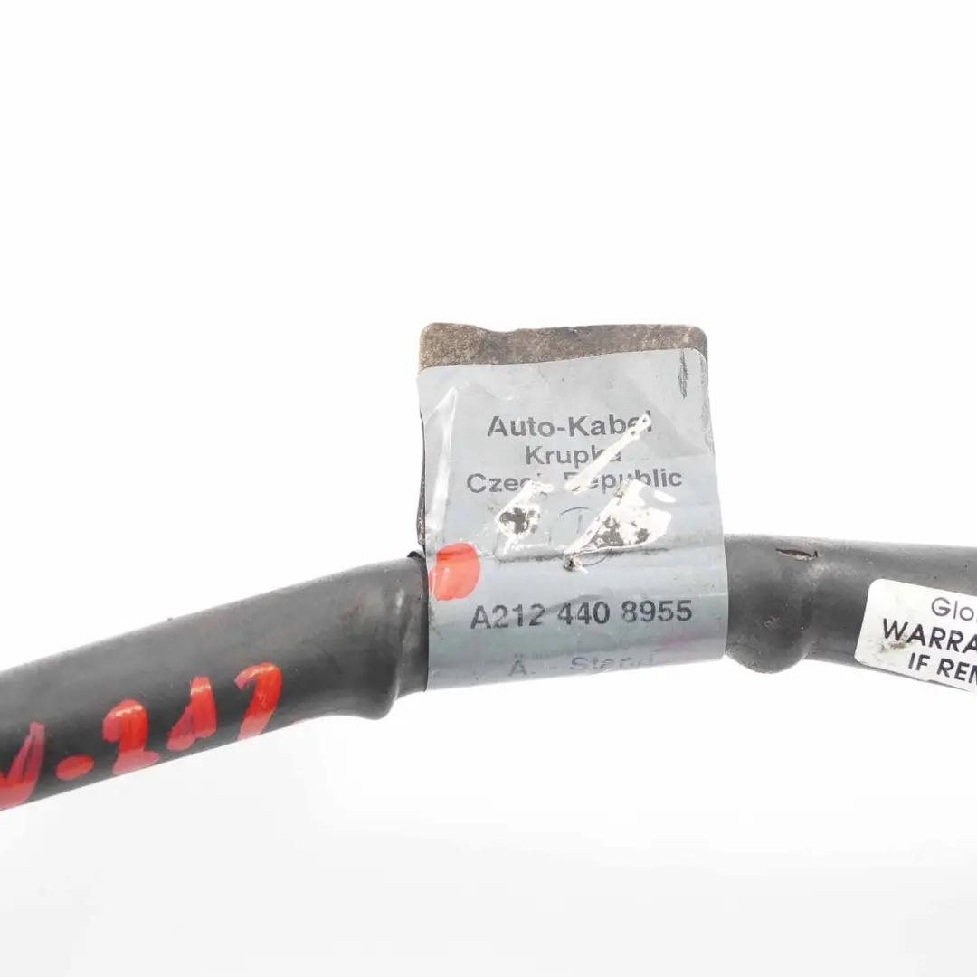 Alternator Cable Mercedes W212 OM651 Battery Prefuse Box to with Part number A2124408955 Alternator Cable Mercedes W212 OM651 Battery Prefuse Box - SKU rhd-A2124408955 - Part number A2124408955