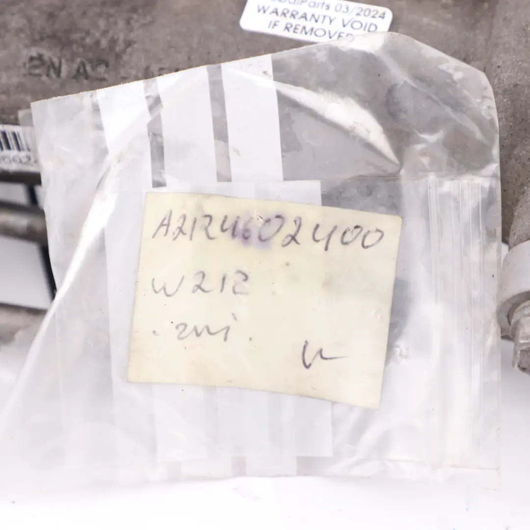 Mercedes W212 AMG Power Steering Rack Pinion Box Gear - SKU rhd-A2124602400 - Part number A2124602400