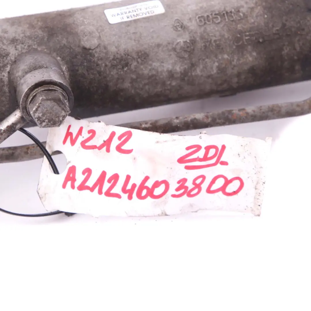 Steering Rack Mercedes W212 E-Class Pinion Box Gear to Power with Part number A2124603800 Power Steering Rack Mercedes W212 E-Class Pinion Box Gear - SKU rhd-A2124603800 - Part number A2124603800