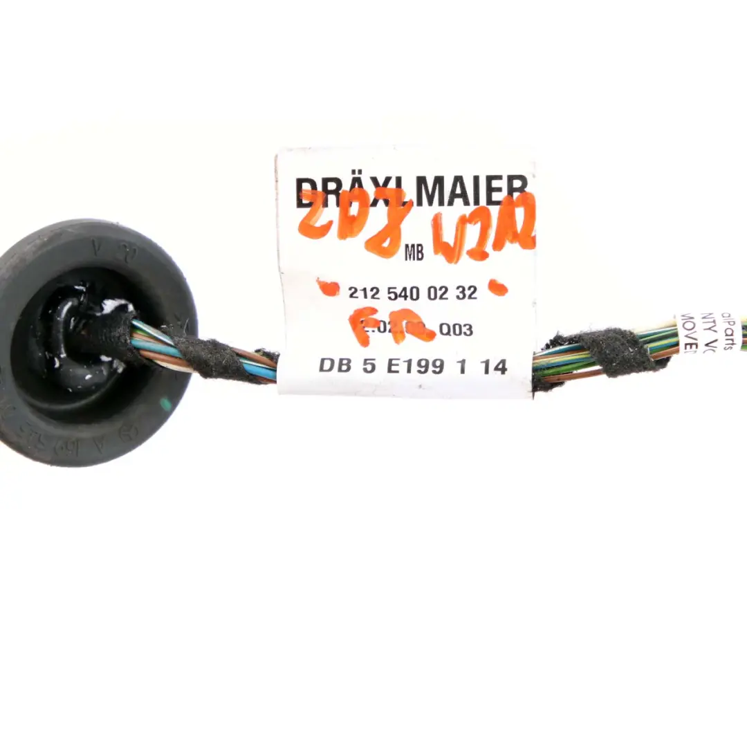 Door Wiring Mercedes W212 Cable Front Right O/S Door Harness Loom to with Part number A2125400232 Door Wiring Mercedes W212 Cable Front Right O/S Door Harness Loom - SKU rhd-A2125400232 - Part number A2125400232