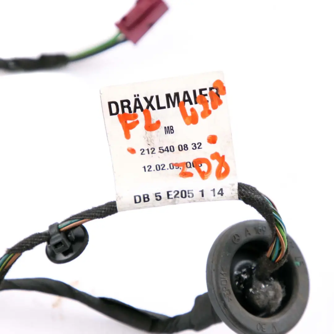Door Wiring Mercedes W212 Cable Front Left N/S Door Harness Loom to with Part number A2125400832 Door Wiring Mercedes W212 Cable Front Left N/S Door Harness Loom - SKU rhd-A2125400832 - Part number A2125400832