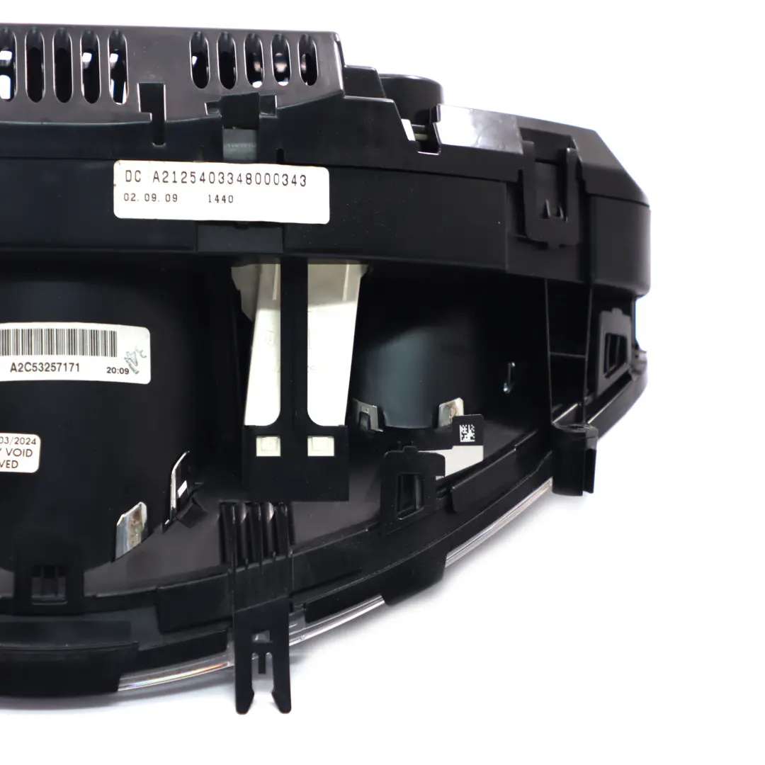 Mercedes W212 AMG Instrument Cluster MPH Speedometer RPM Gauge - SKU rhd-A2125403348 - Part number A2125403348