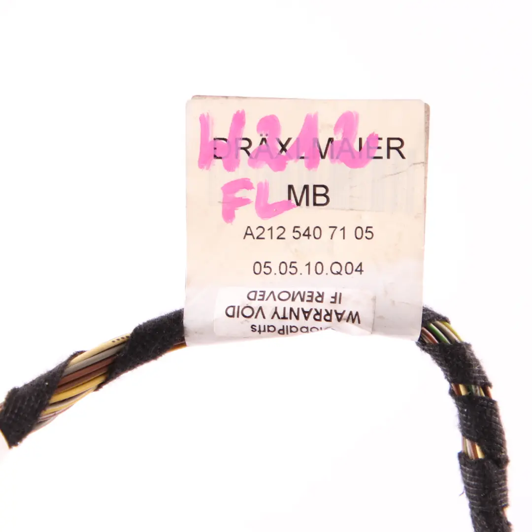 Door Wiring Mercedes W212 Front Left N/S Loom Cable Wire Harness to with Part number A2125407105 Door Wiring Mercedes W212 Front Left N/S Loom Cable Wire Harness - SKU rhd-A2125407105 - Part number A2125407105