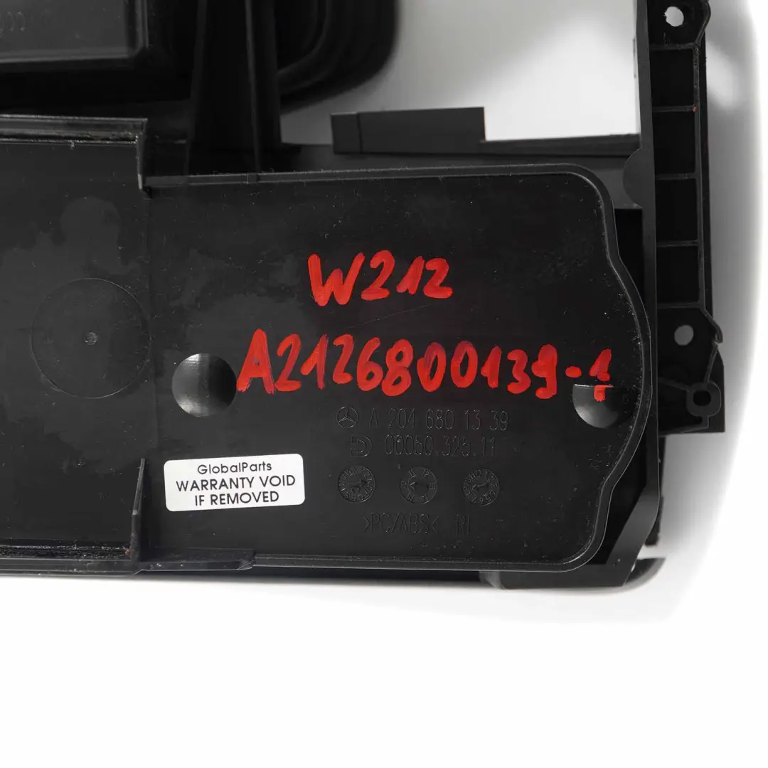  Armrest Front Mercedes W212 Cover Centre Console Tray Leather Black - SKU rhd-A2126800139-1 - Part number A2126800139