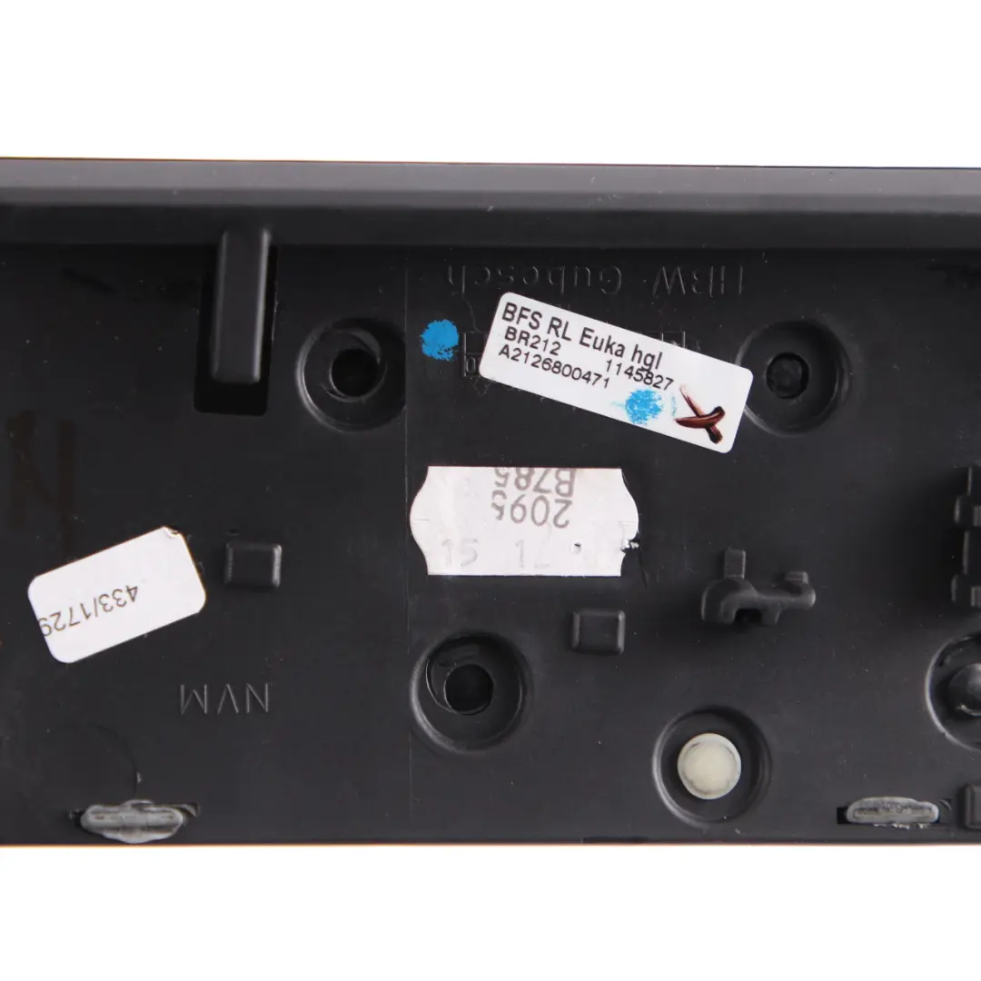 Dashboard Trim Cover Mercedes W212 Left N/S Frame Air Vent Wood to with Part number A2126800471 Dashboard Trim Cover Mercedes W212 Left N/S Frame Air Vent Wood - SKU rhd-A2126800471 - Part number A2126800471