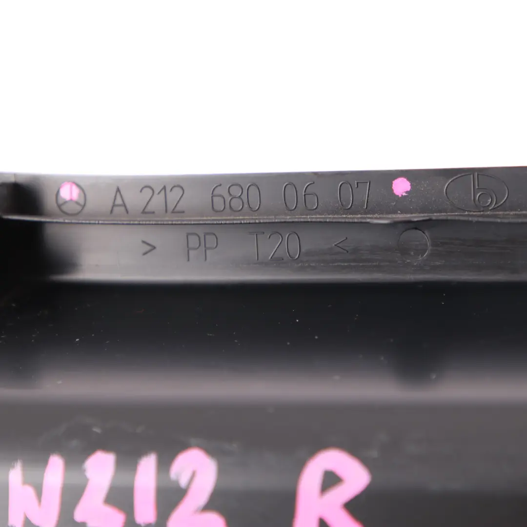 Dashboard Trim Mercedes W212 Outer Instrument Panel Cover Right O/S to with Part number A2126800607 Dashboard Trim Mercedes W212 Outer Instrument Panel Cover Right O/S - SKU rhd-A2126800607 - Part number A2126800607