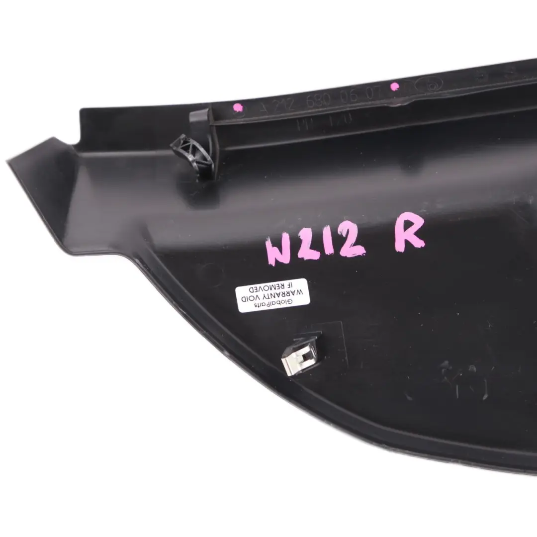 Dashboard Trim Mercedes W212 Outer Instrument Panel Cover Right O/S to with Part number A2126800607 Dashboard Trim Mercedes W212 Outer Instrument Panel Cover Right O/S - SKU rhd-A2126800607 - Part number A2126800607