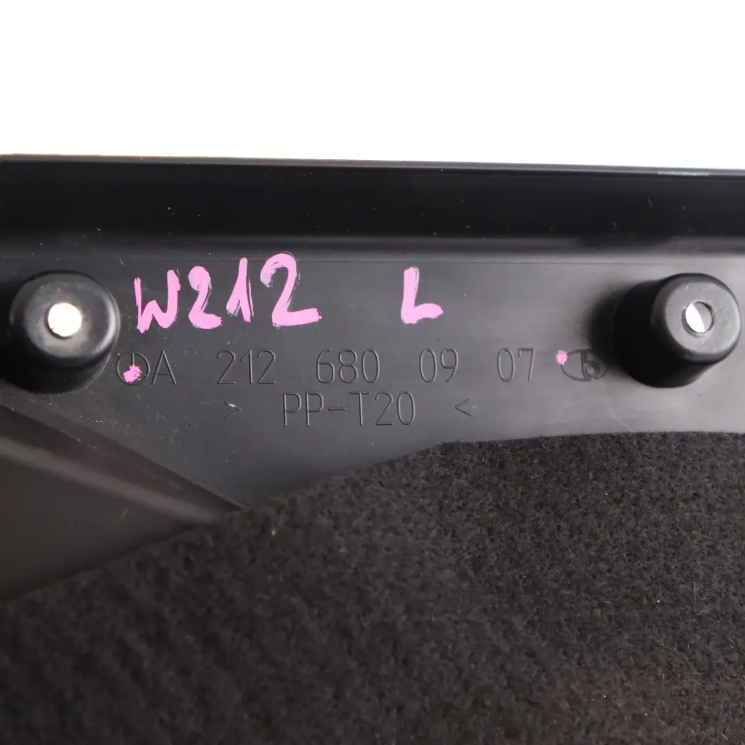 Dashboard Panel Mercedes W212 Passenger Side Footwell Trim Bottom to with Part number A2126800907 Dashboard Panel Mercedes W212 Passenger Side Footwell Trim Bottom - SKU rhd-A2126800907 - Part number A2126800907