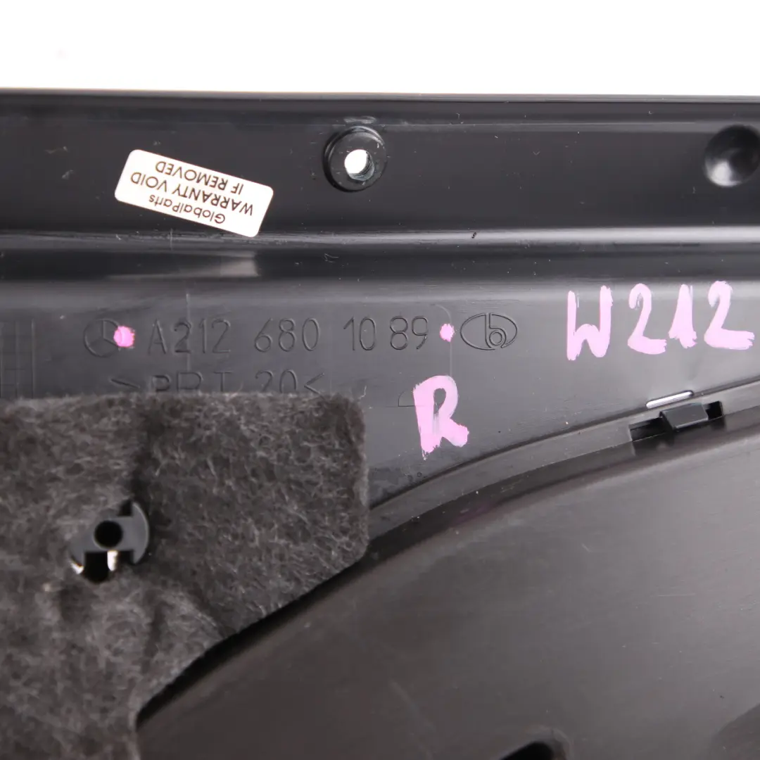  Dashboard Panel Mercedes W212 Driver's Side Footwell Trim Bottom - SKU rhd-A2126801089 - Part number A2126801089