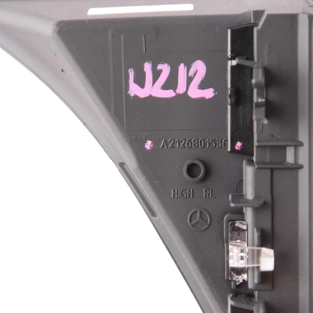 Navigation Screen Frame Trim Cover Panel to Mercedes W212 E-Class with Part number A2126801536 Mercedes W212 E-Class Navigation Screen Frame Trim Cover Panel - SKU rhd-A2126801536 - Part number A2126801536