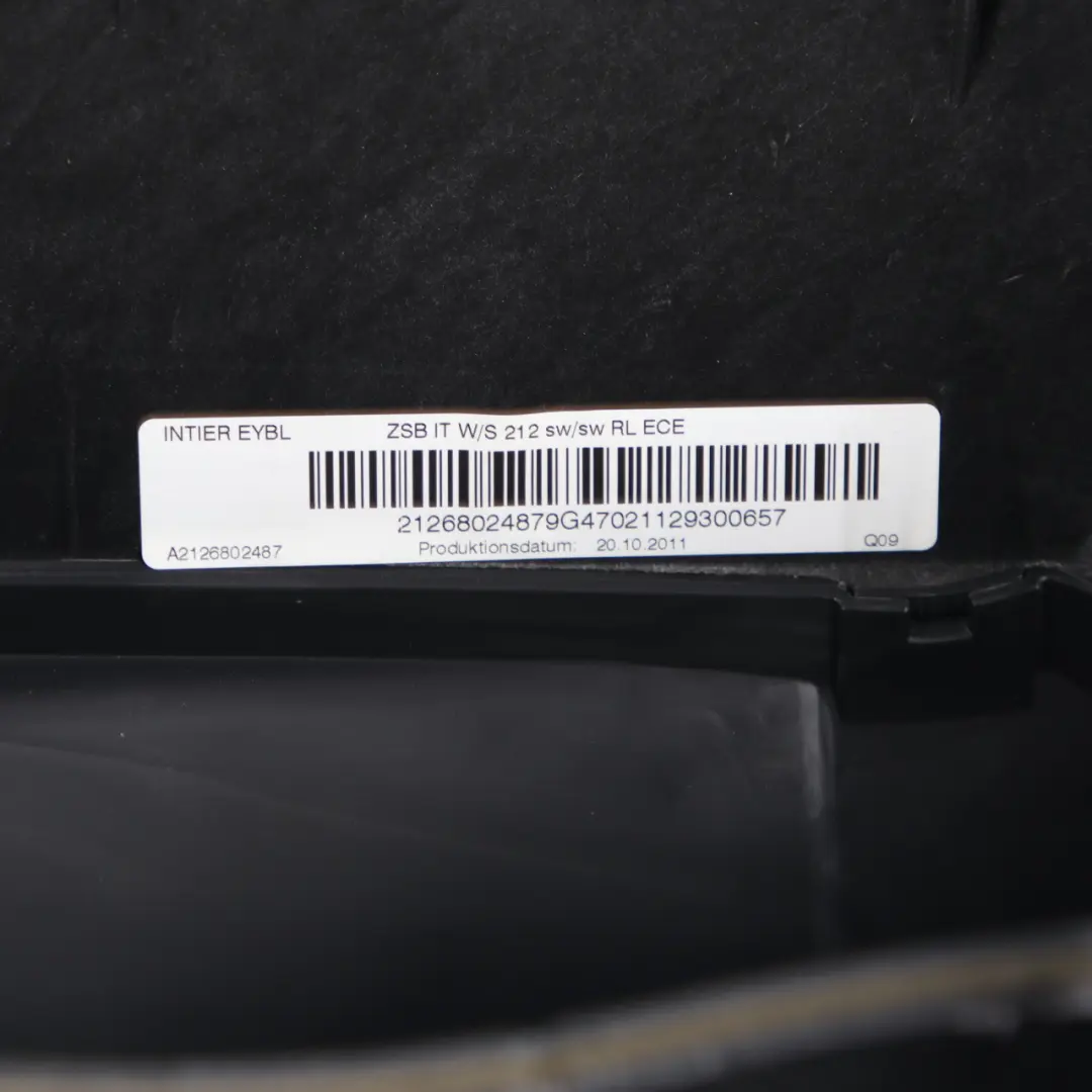 Dashboard Dash Mercedes W212 Instrument Panel Cover Trim Black to with Part number A2126802487 Dashboard Dash Mercedes W212 Instrument Panel Cover Trim Black - SKU rhd-A2126802487-1 - Part number A2126802487